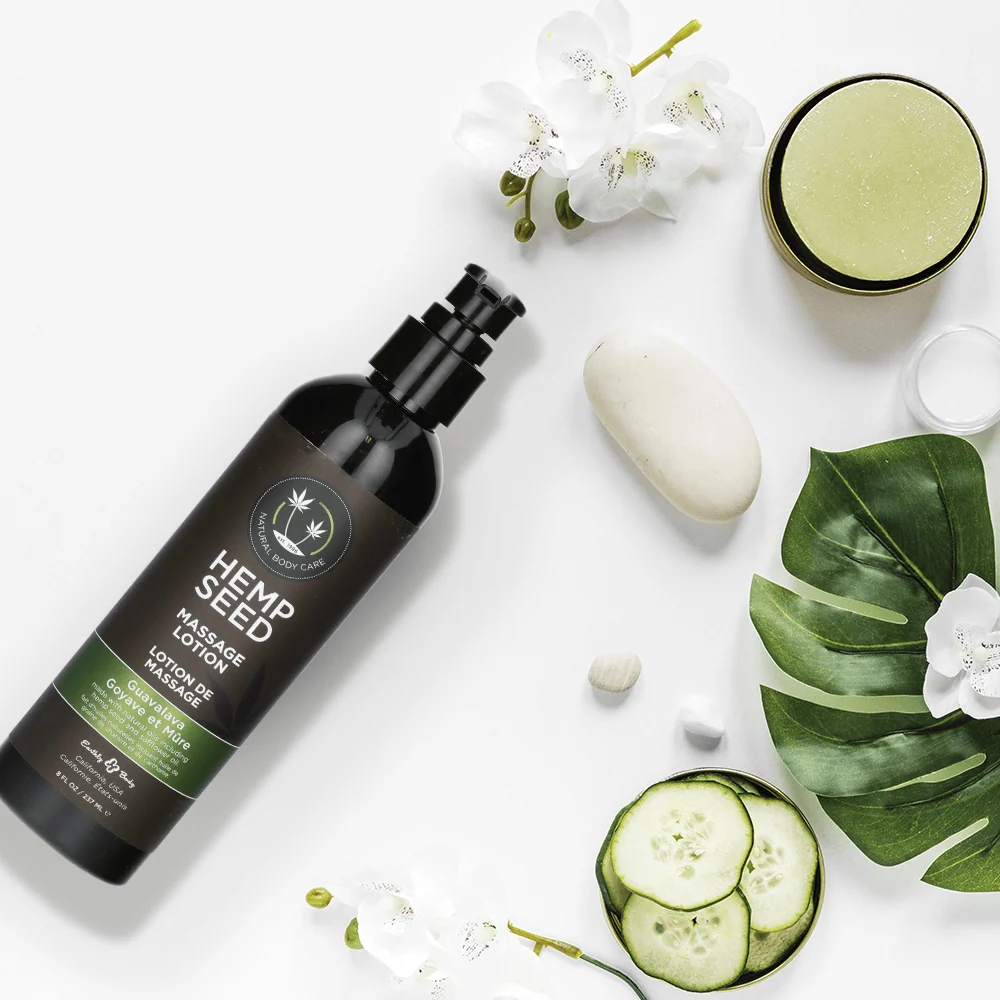 Hemp Seed Massage Lotion With Natural Oils and Easy Glide