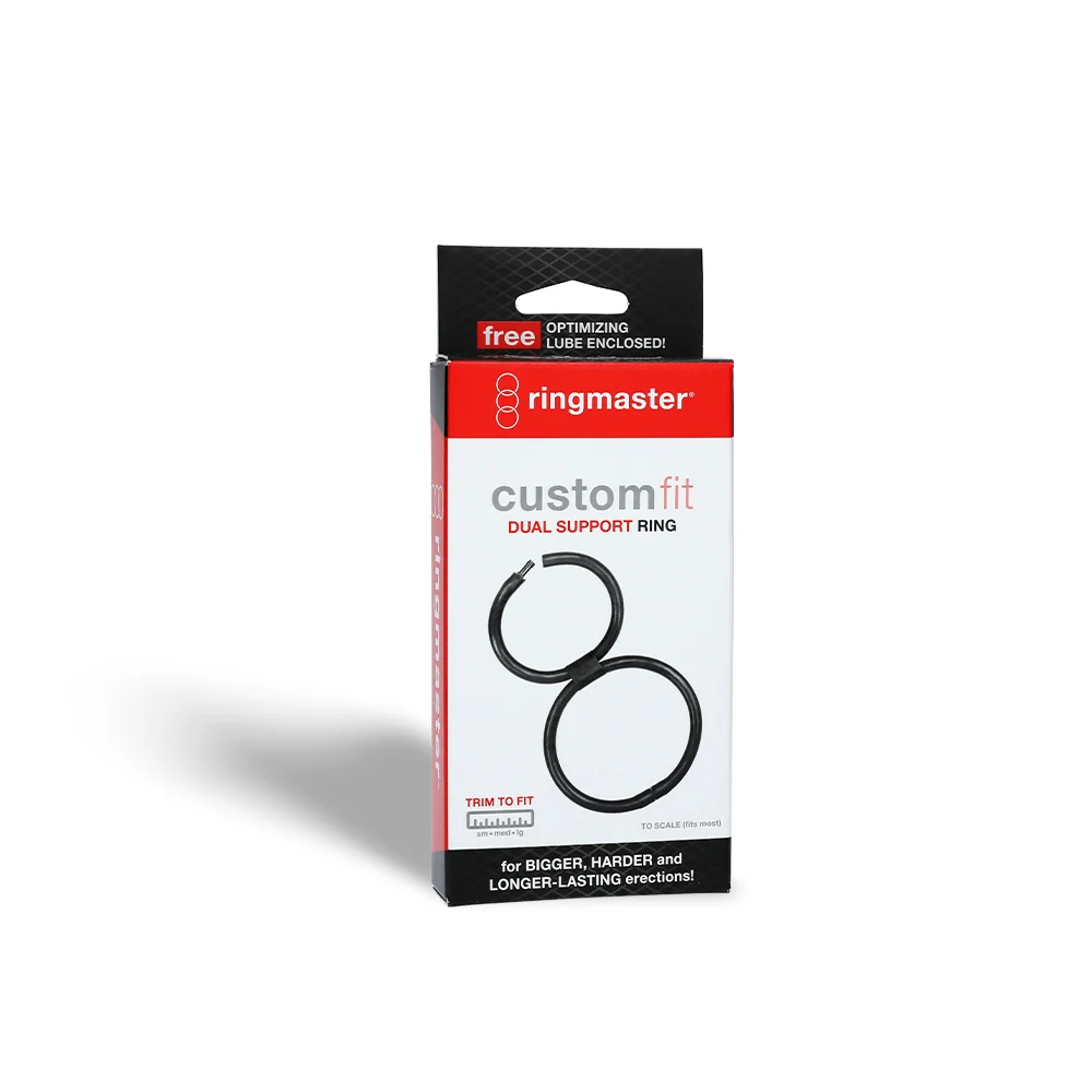 RingMaster Custom Fit Dual Support Ring With Vibrating Clitoral Stimulator