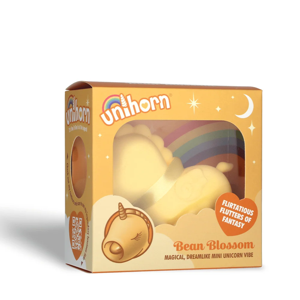 Unihorn Bean Blossom Silicone Vibrator with Dual Motor