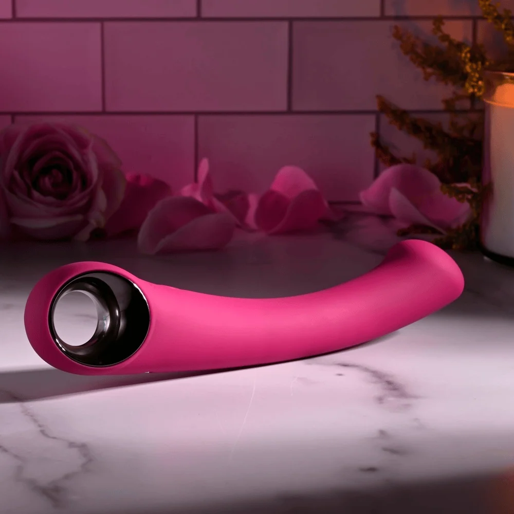 Evolved Pleasure Curve Pink G-Spot Vibrator with Flexible Shaft