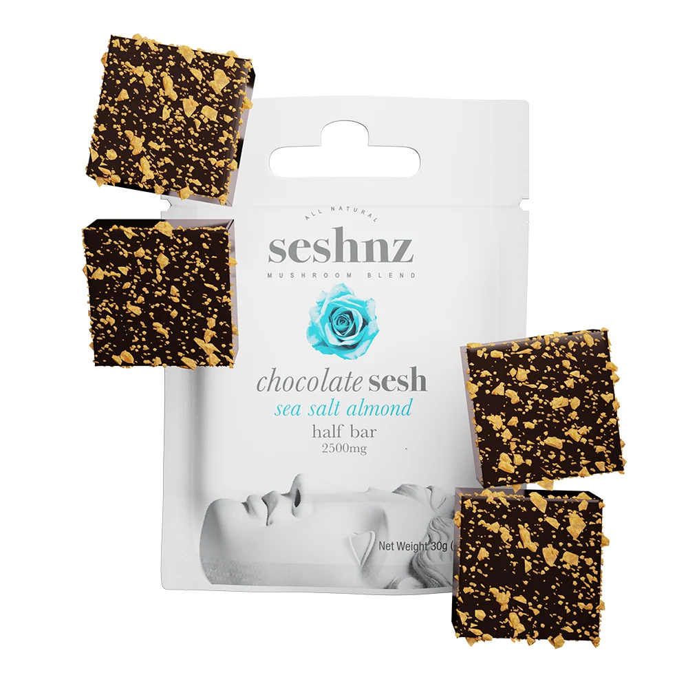 Seshnz Mushroom Blend Chocolate Half Bar - 2500 mg