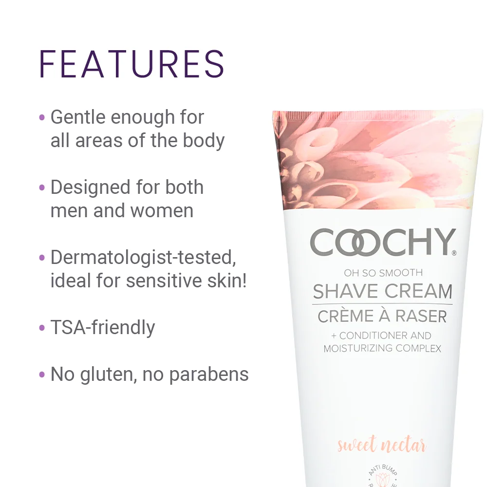 Coochy Shave Cream Sweet Nectar with Pear, Wild Berries and Apple Blossoms
