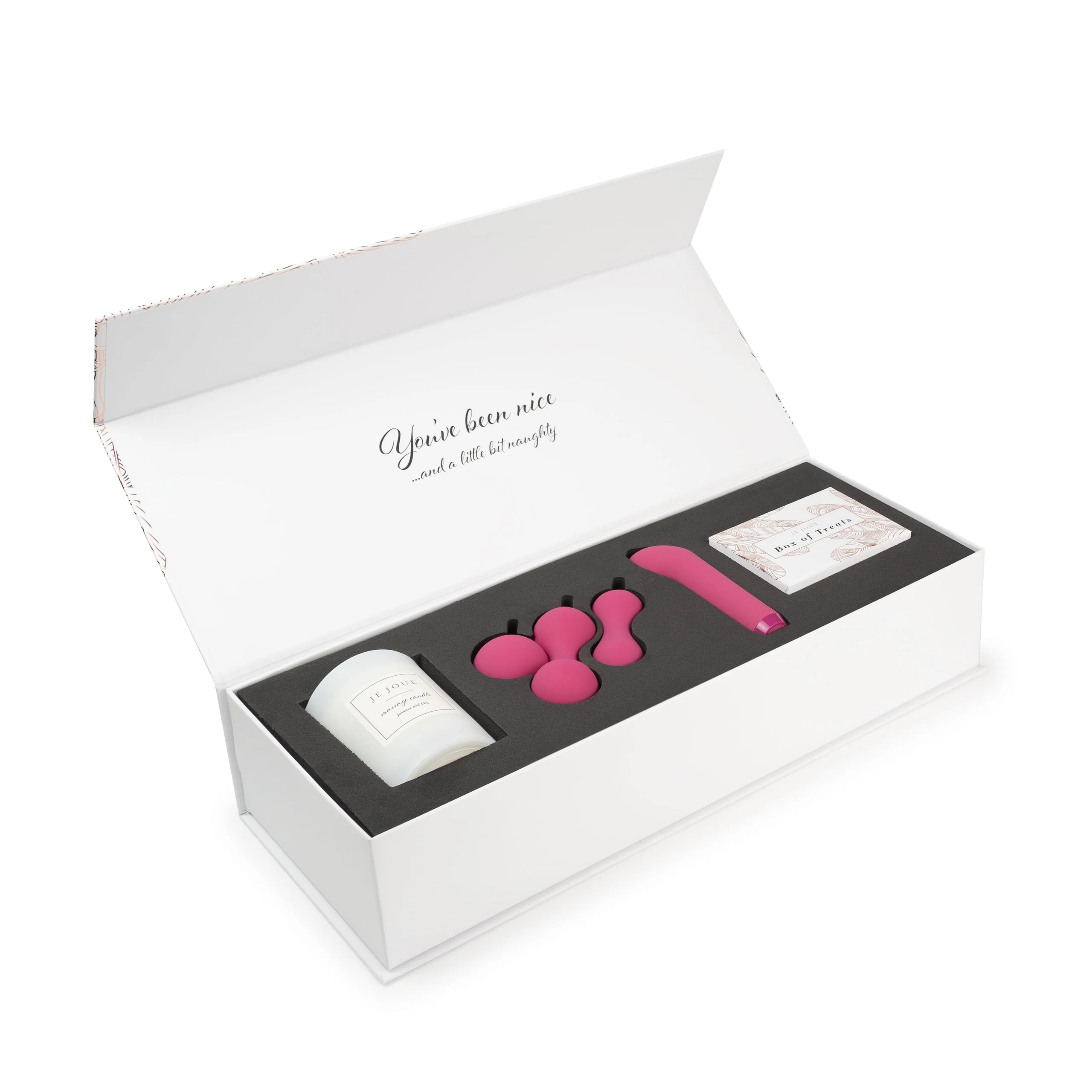 Je Joue The Naughty & Nice Collection Gift Box in Fuchsia