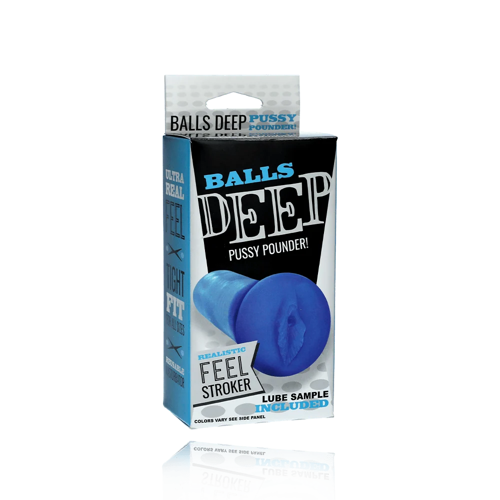 Balls Deep Pussy Pounder Reusable Vagina Masturbator Stroker