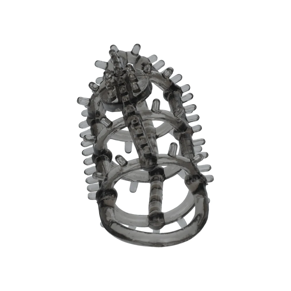 Ultimate Cock Cage™ Smoke Textured TPR Erection Enhancer