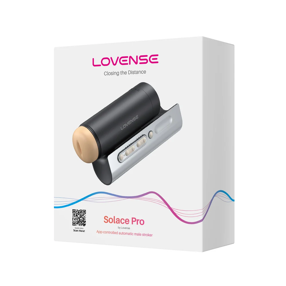 Lovense Solace Pro AI App-Controlled Thrusting Blowjob Masturbator