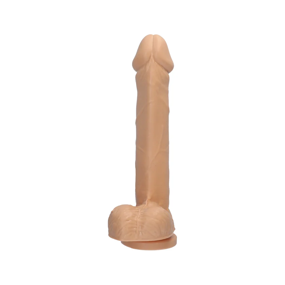Lifeforms Flesh Colored Dildo with Balls and Suction Cup