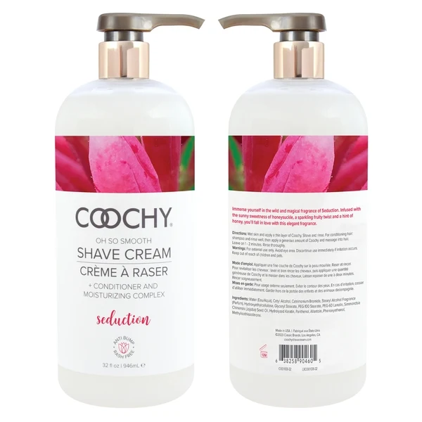Coochy 剃毛膏 Seduction 香型 含金银花、果香与蜂蜜