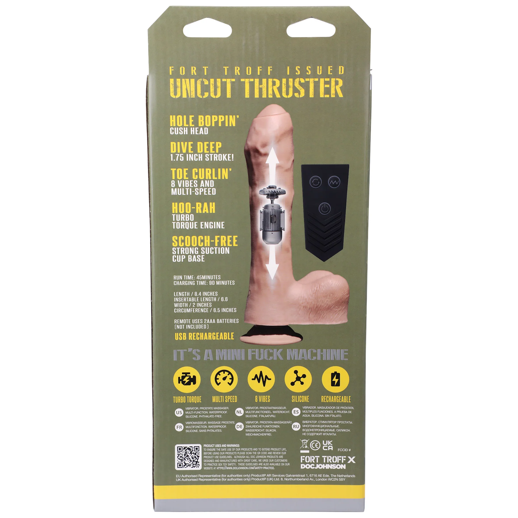Fort Troff Uncut Thruster Mini Fuck Machine