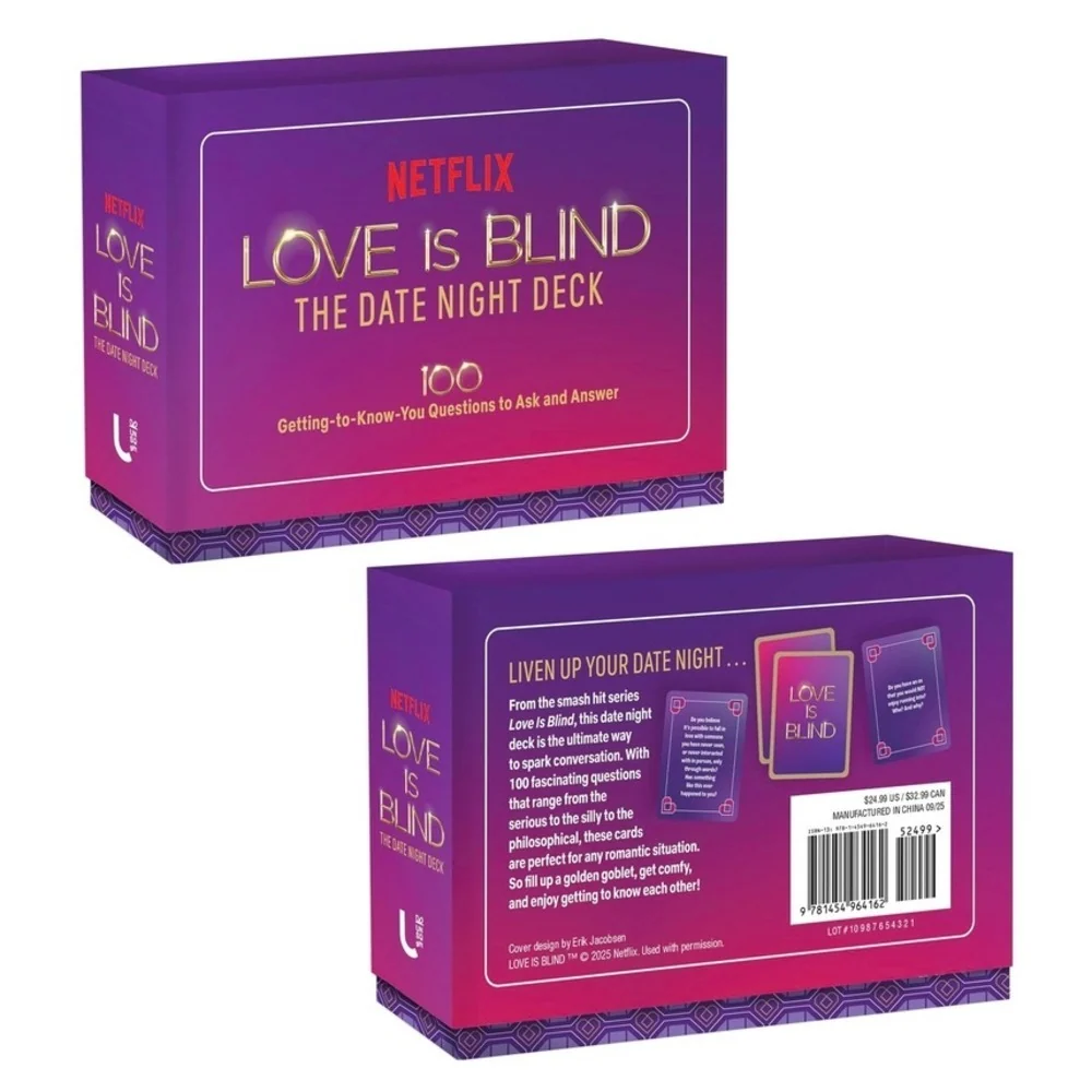 Netflix Love Is Blind Date Night Deck Couples Card Game