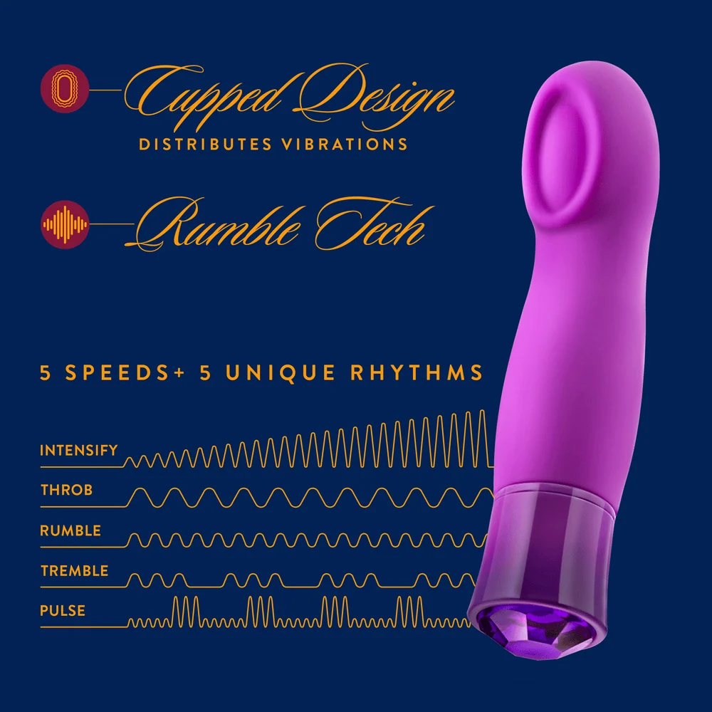 Blush Oh My Gem Charm Amethyst Bullet Vibrator