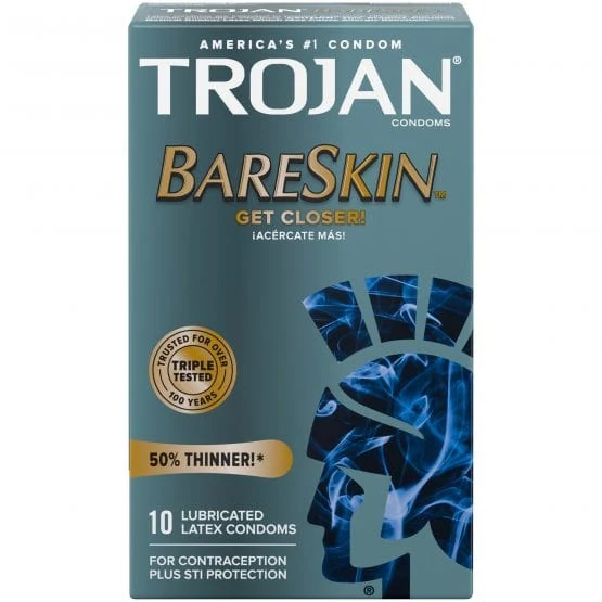 Trojan Sensitivity Bareskin Condoms for a Closer Feel