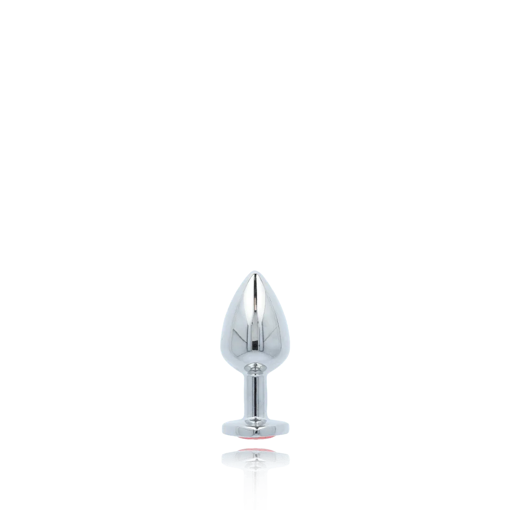 Booty Sparks Heart Gem Anal Plug in Lightweight Aluminum