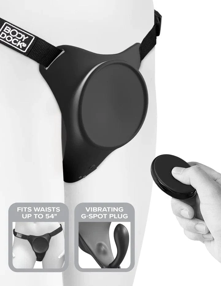 Pipedream Body Dock G-Spot Pro Harness With Dual Motors and Remote