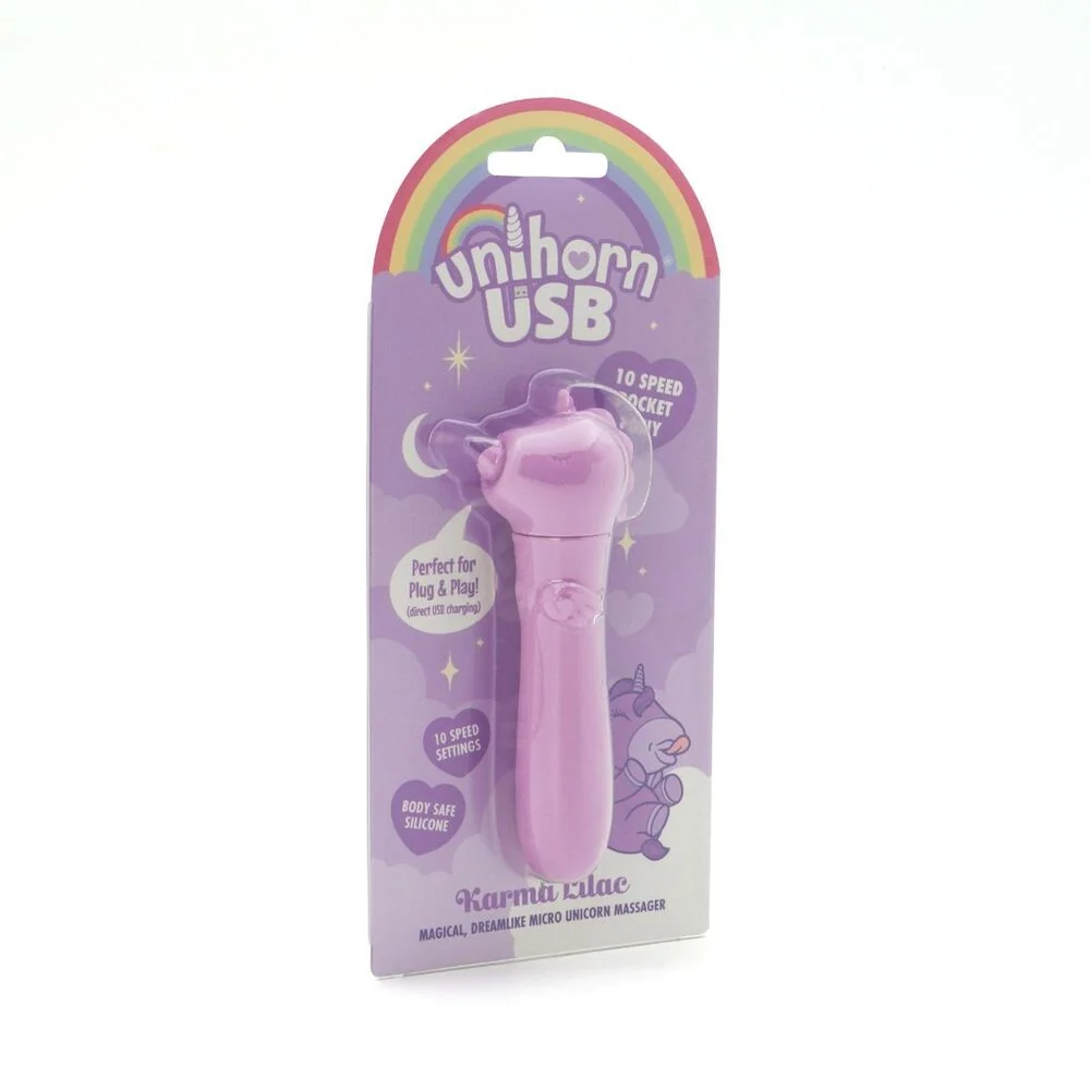 Unihorn Karma Lilac USB Rechargeable Bullet Vibrator by Creative Conceptions