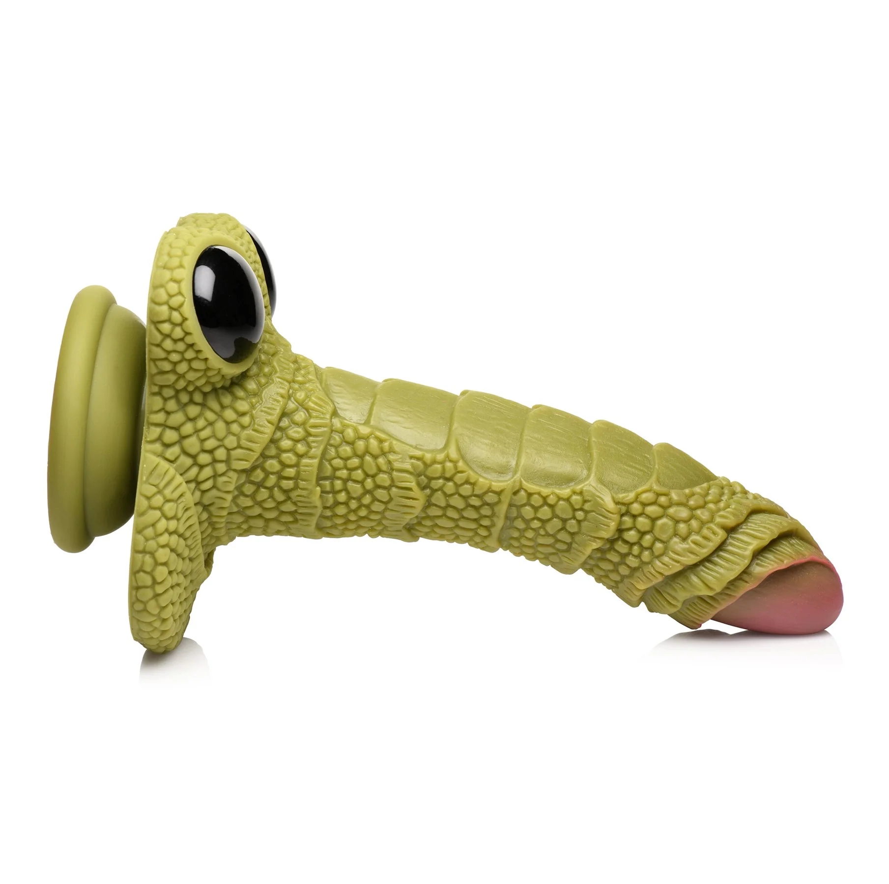 Creature Cocks Swamp Monster 绿色鳞片硅胶假阳具