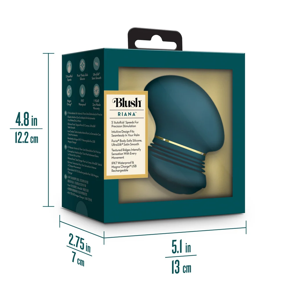 Blush Riana Clitoral Vibrator with AutoRub Technology