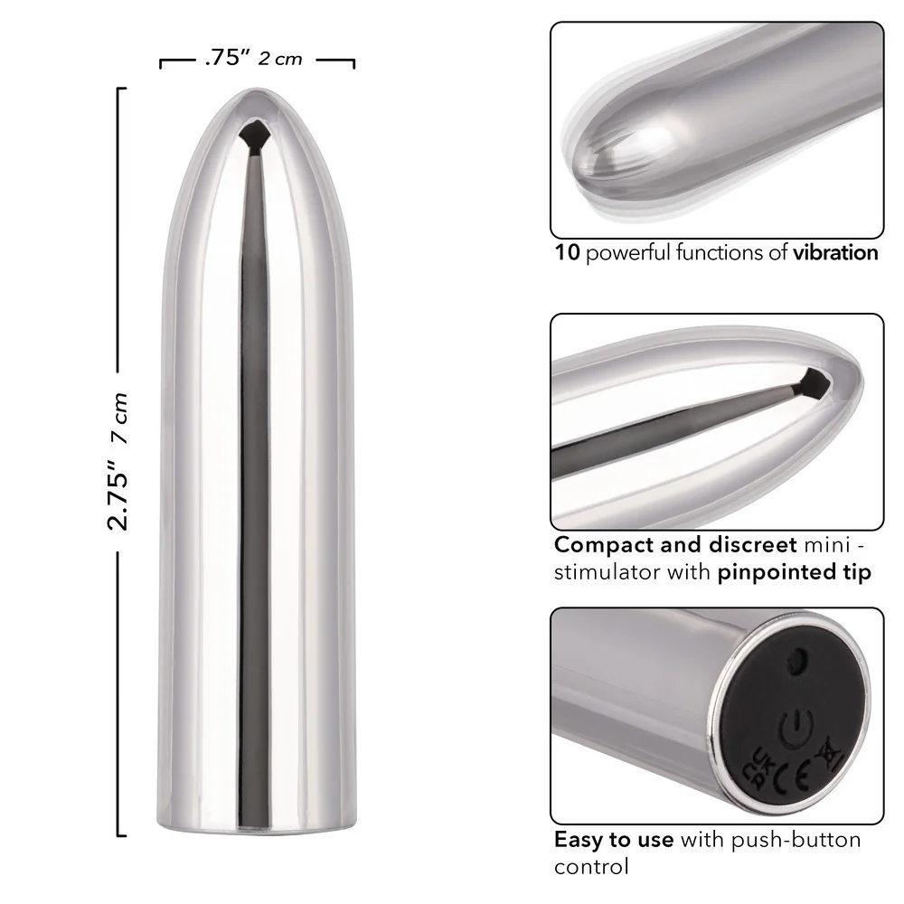 Turbo Buzz Classic 迷你子弹振动器，10种振动功能