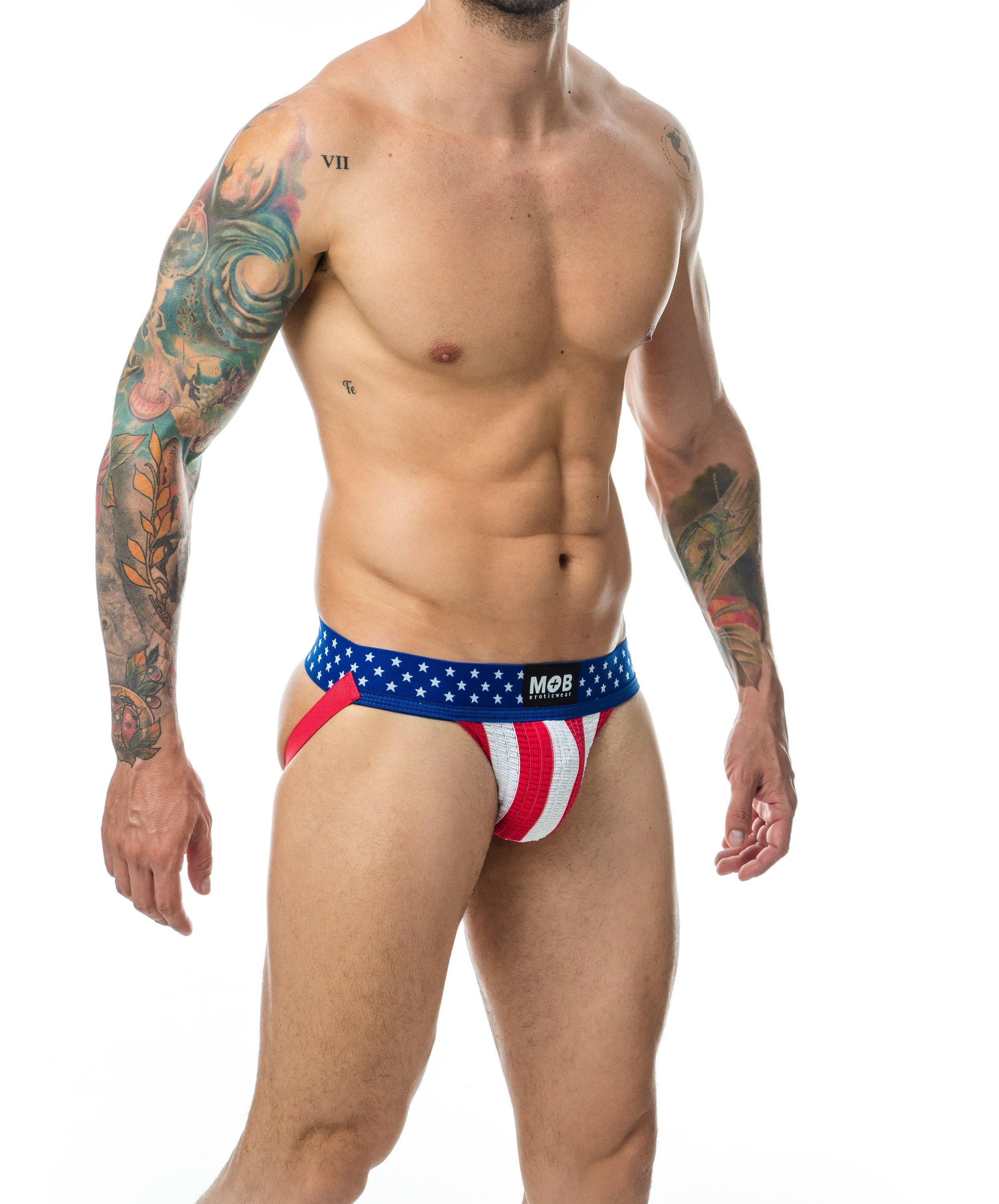 Male Basics Patriot 三款图案性感男士护裆内裤
