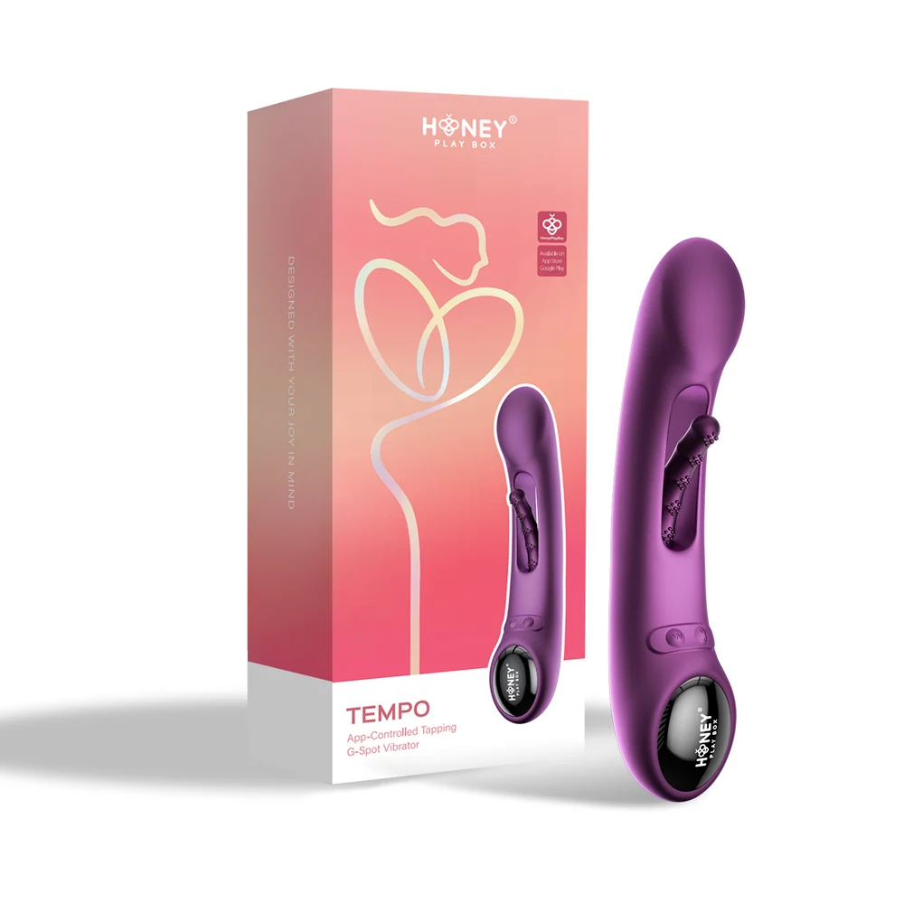 Honey Play Box Tempo App-Controlled G-Spot Vibrator with Kinky Finger
