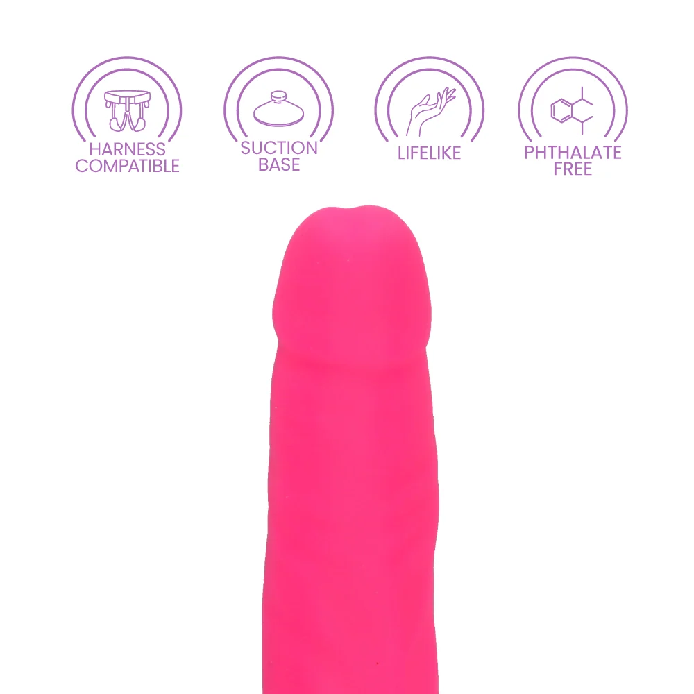 Neo Elite 7.5 Inch Silicone Dual Density Cock with Suction Cup