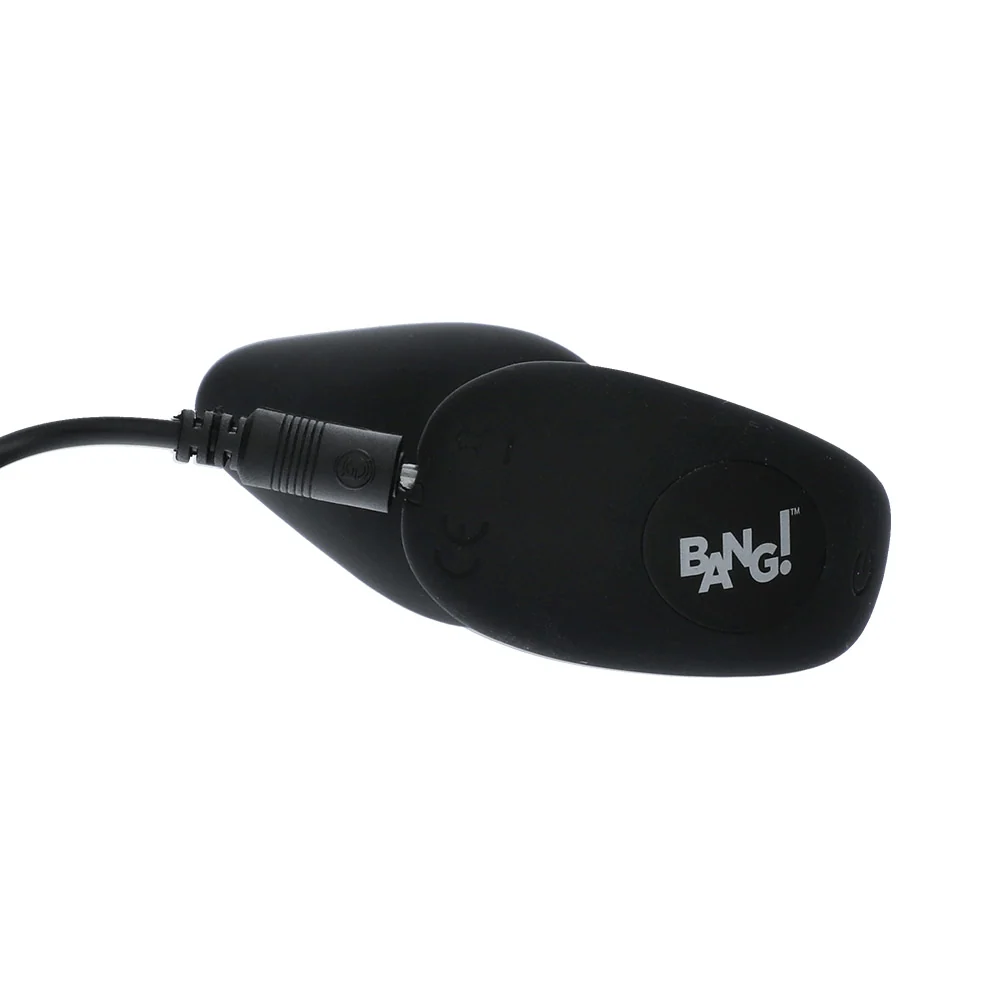 Bang! Remote Control Silicone Butt Plug with 7 Vibration Functions