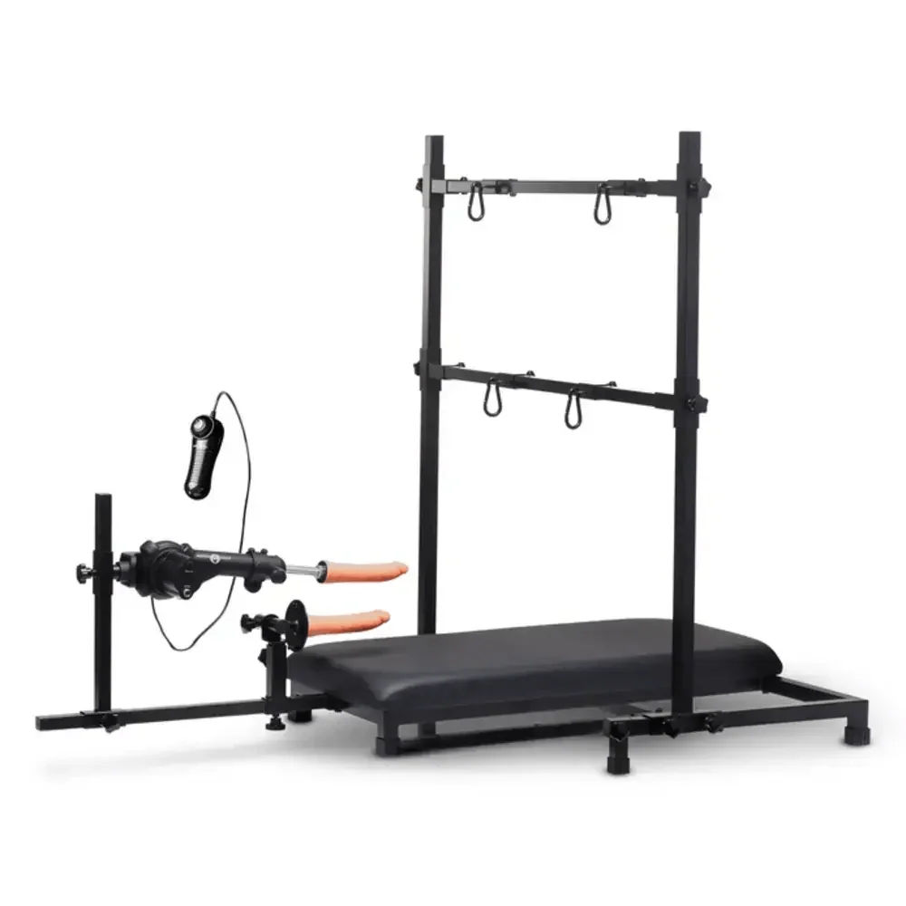 Master Series Breed Master Breeding Stand with Corded Multi-Speed Sex Machine