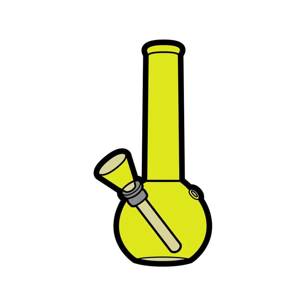 Bong Pipe Enamel Lapel Pin by WOOD ROCKET