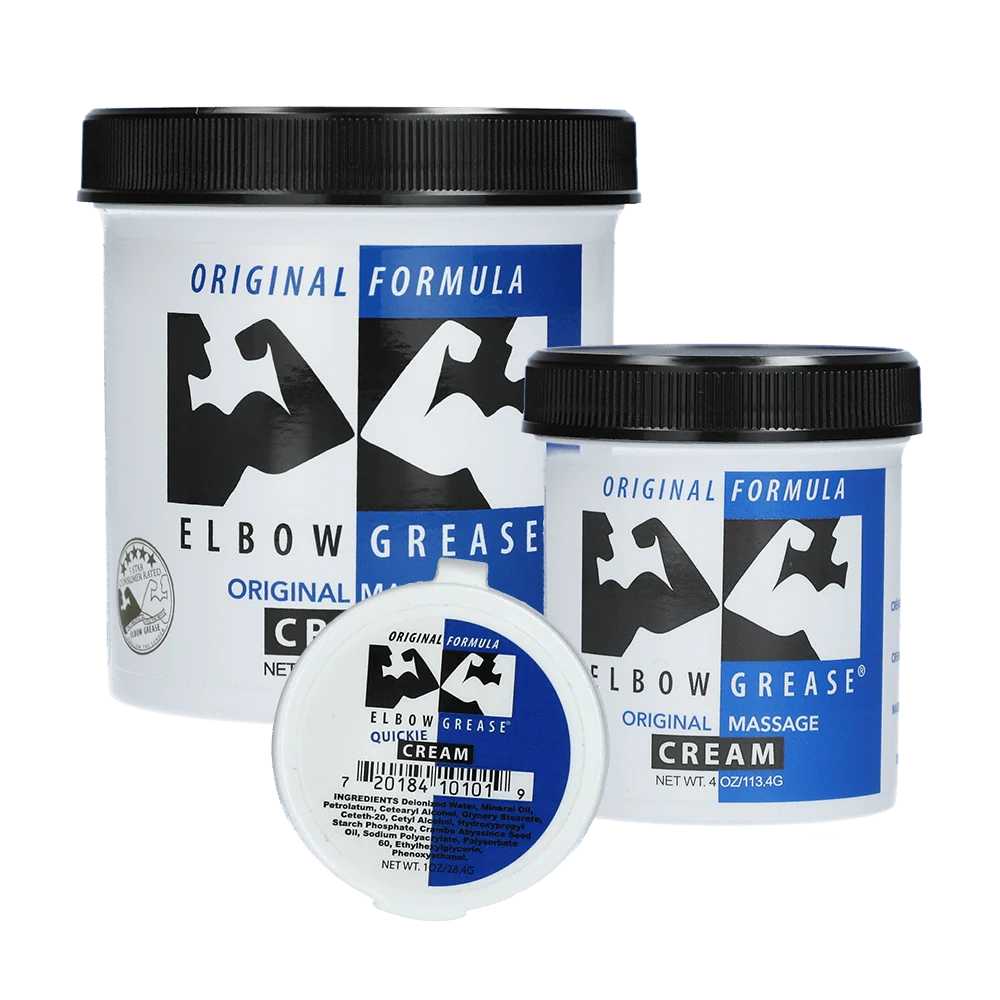 Elbow Grease Original Mineral Oil Cream for Solo and Partner Play