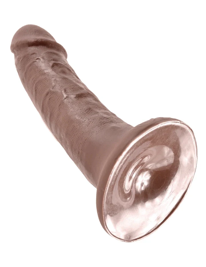 King Cock 6 Inch Realistic Dildo with Suction Cup Base