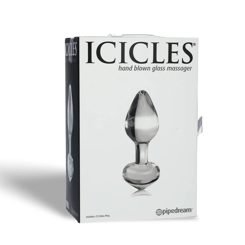 Icicles No 44 透明玻璃肛塞（新手适用）