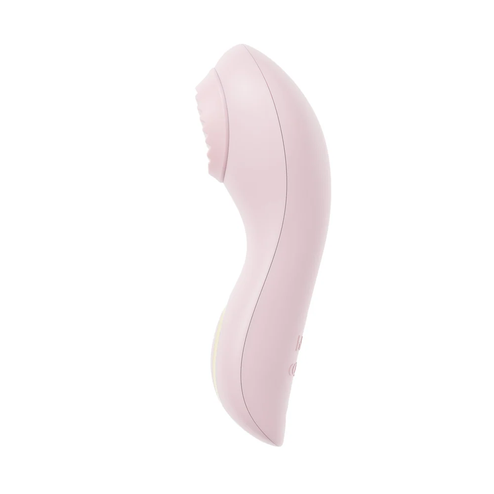 Blush Delice Dahlia Silicone Pulsing Clitoral Vibrator With Rotating Pearl