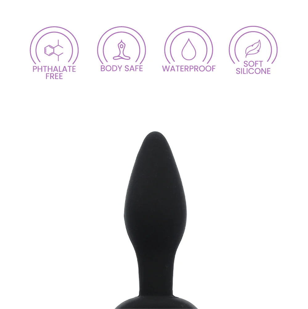 Anal Fantasy Collection迷你硅胶肛塞，锥形尖端