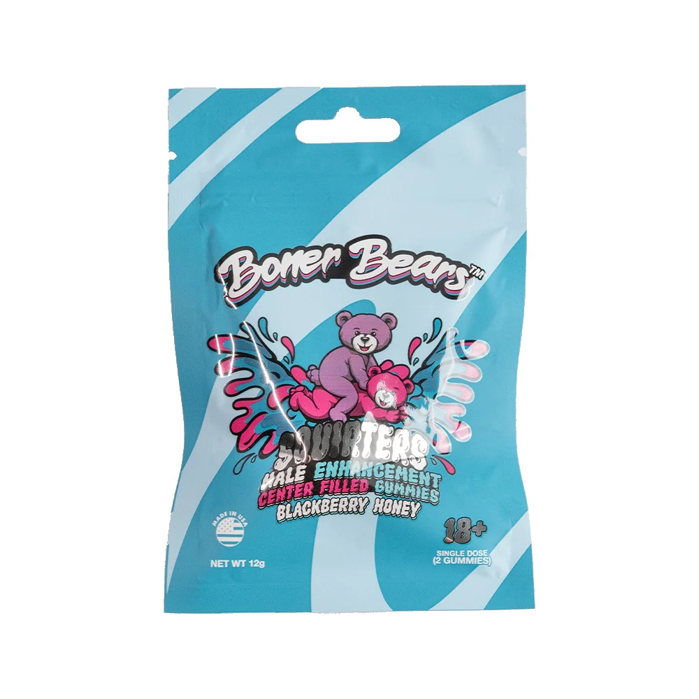 Boner Bears Squirters for Him Blackberry Honey Dual-Action Gummies