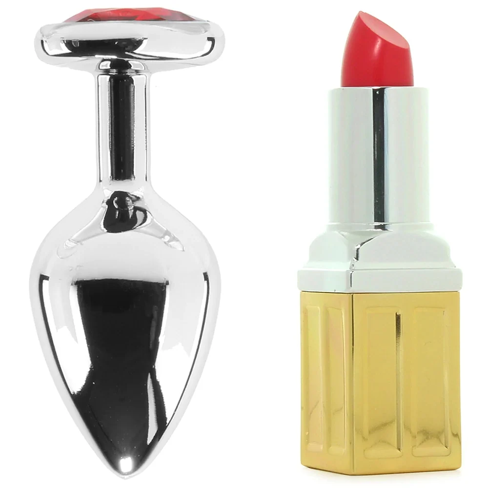 Booty Sparks Heart Gem Anal Plug in Lightweight Aluminum