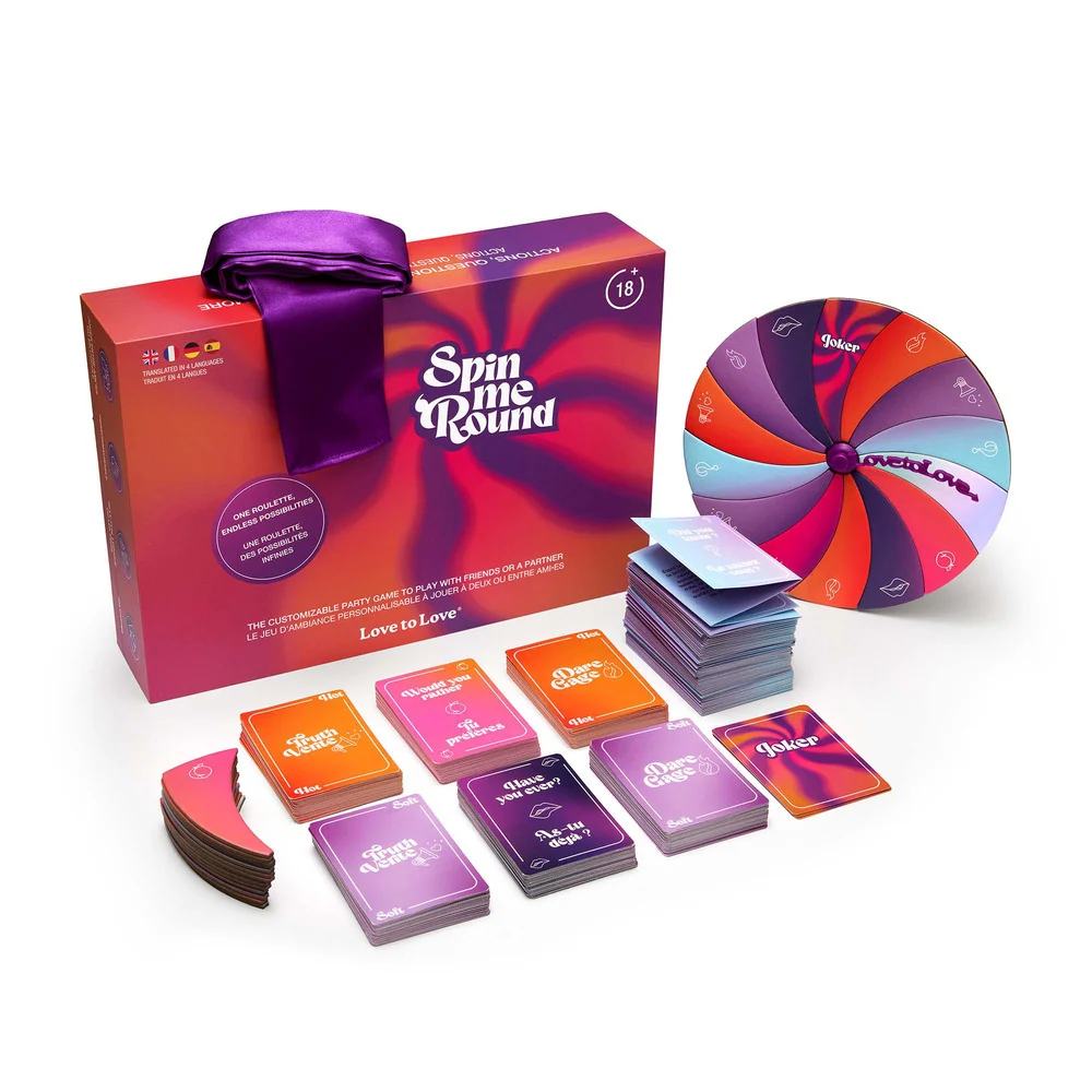 Spin Me Round 轮盘派对游戏，含眼罩与磁铁