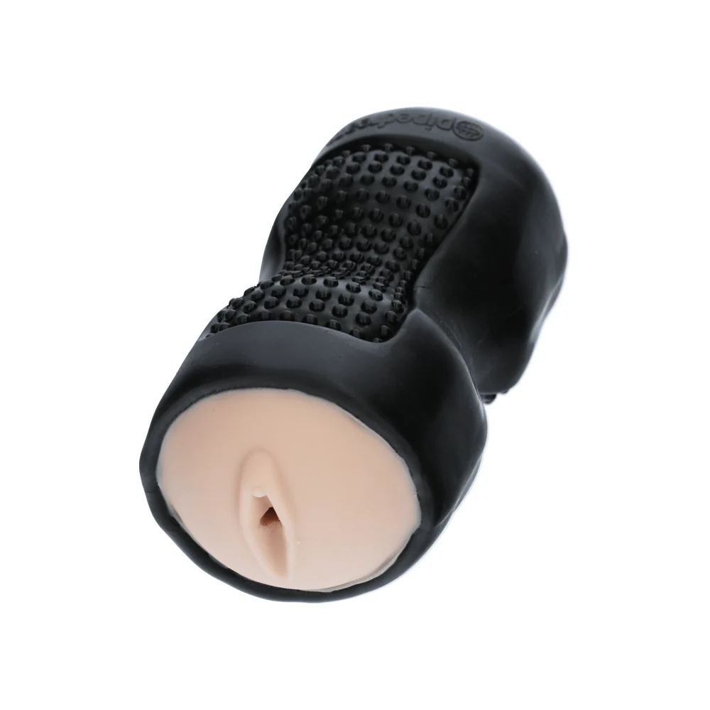 PDX Brands Tight Grip Dual-Density Squeezable Stroker in Black
