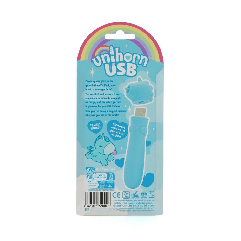 Unihorn Mount'n Peak USB 子弹震动器（亲肤硅胶）