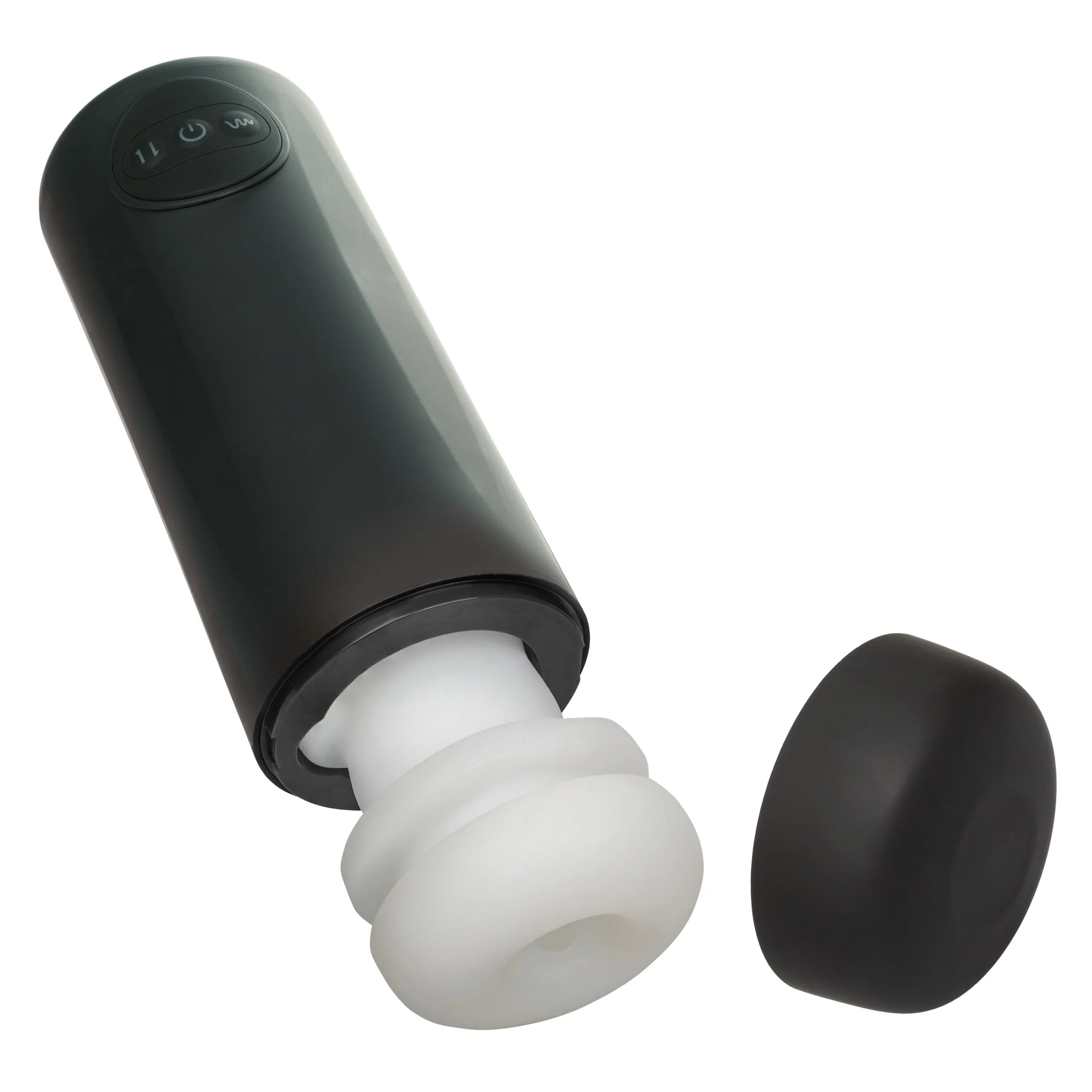 Optimum Power Vibrating & Thruster Stroker Rechargeable Masturbator