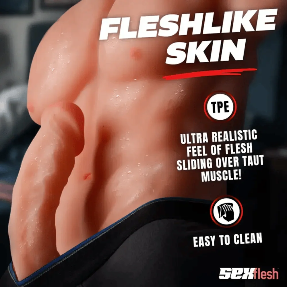 SexFlesh Chiseled Chad 男性仿真娃娃 可弯曲阴茎