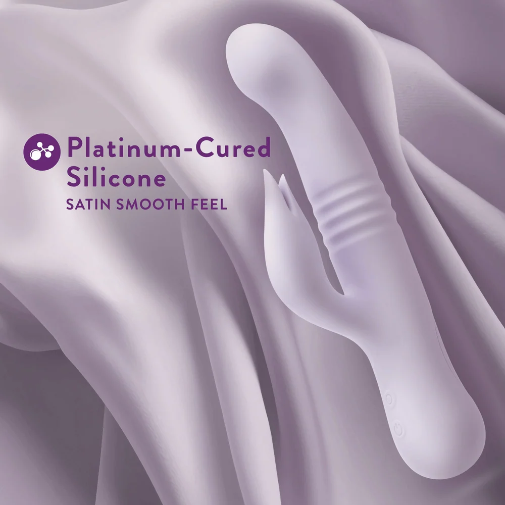 Blush Rylee 薰衣草色推进式兔子振动器（双重刺激）
