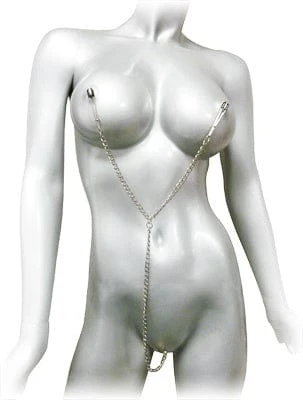 Master Series Anais Y-Style Nipple to Clit Clamp Set with Chain