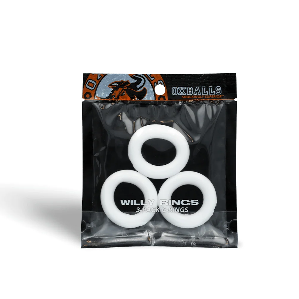 Oxballs Willy Rings White Super Stretch Cockrings 3-Pack