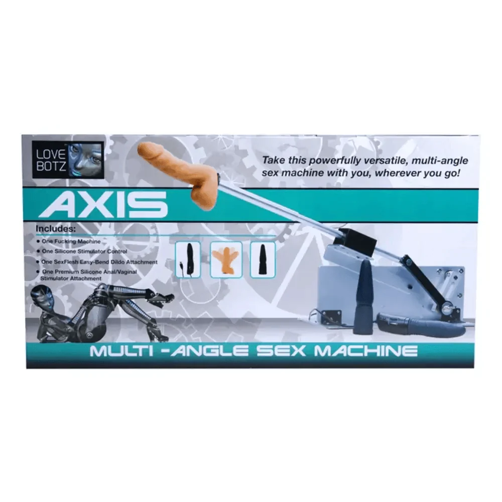 Lovebotz Axis Multi-Angle Sex Machine with Flexible Dildo and Silicone Probe