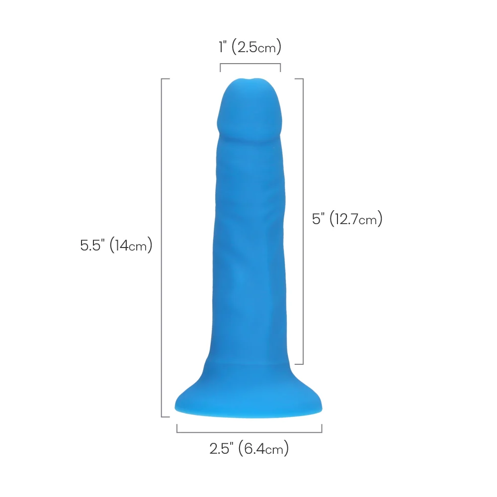 Neo Elite 7.5 Inch Silicone Dual Density Cock with Suction Cup