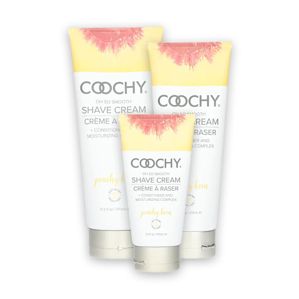 Coochy Shave Cream Peachy Keen with Georgia Peaches, Sugar Cane and Vanilla