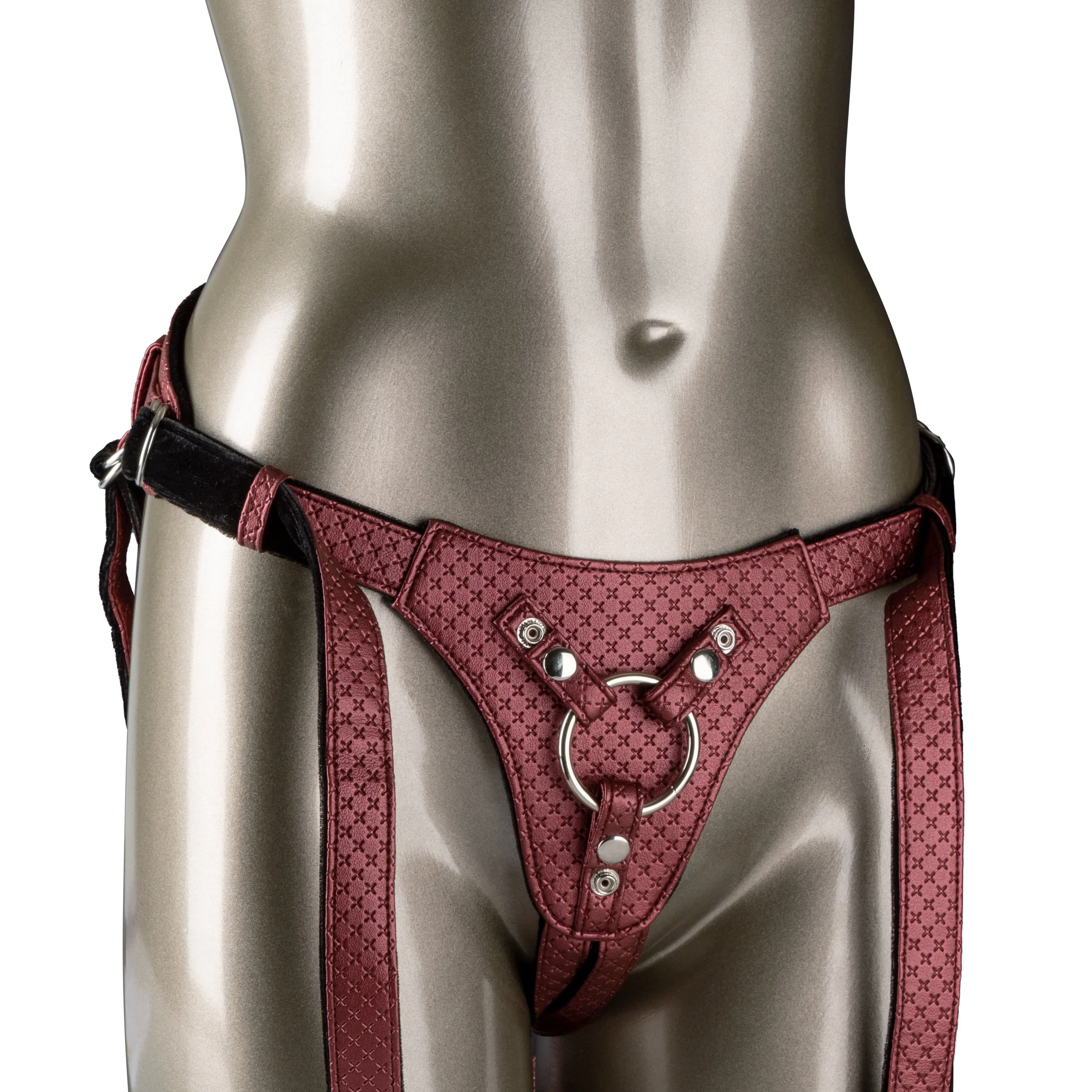 Her Royal Harness™ The Regal® Queen in Bronze Vegan Leather