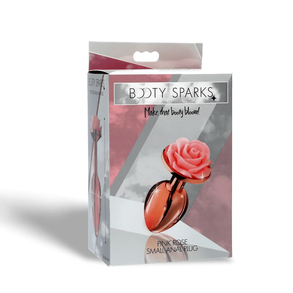 Booty Sparks 玫瑰肛塞，玫瑰金无镍铝制