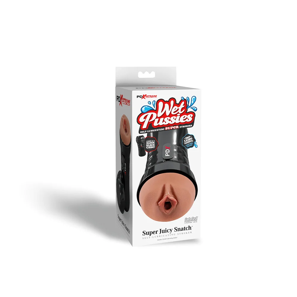 PDX Extreme Wet Pussies Super Juicy Snatch Self-Lubricating Stroker