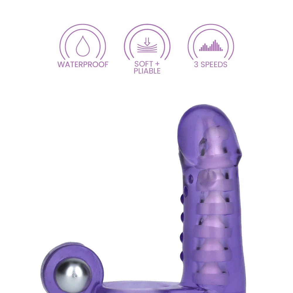 RingMaster Vibrating Double Up Bendable DP Ring